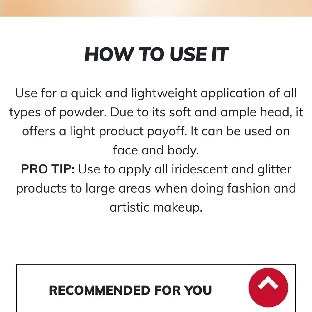 Makeup forever - POWDER BRUSH - LARGE - 130
ARTISAN BRUSH - Picture 4 of 4